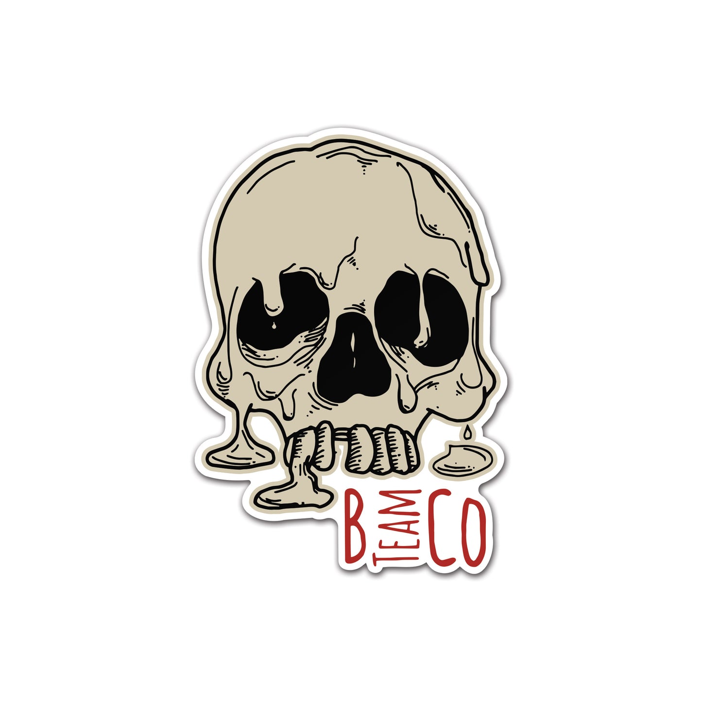 BTC Skully Sticker