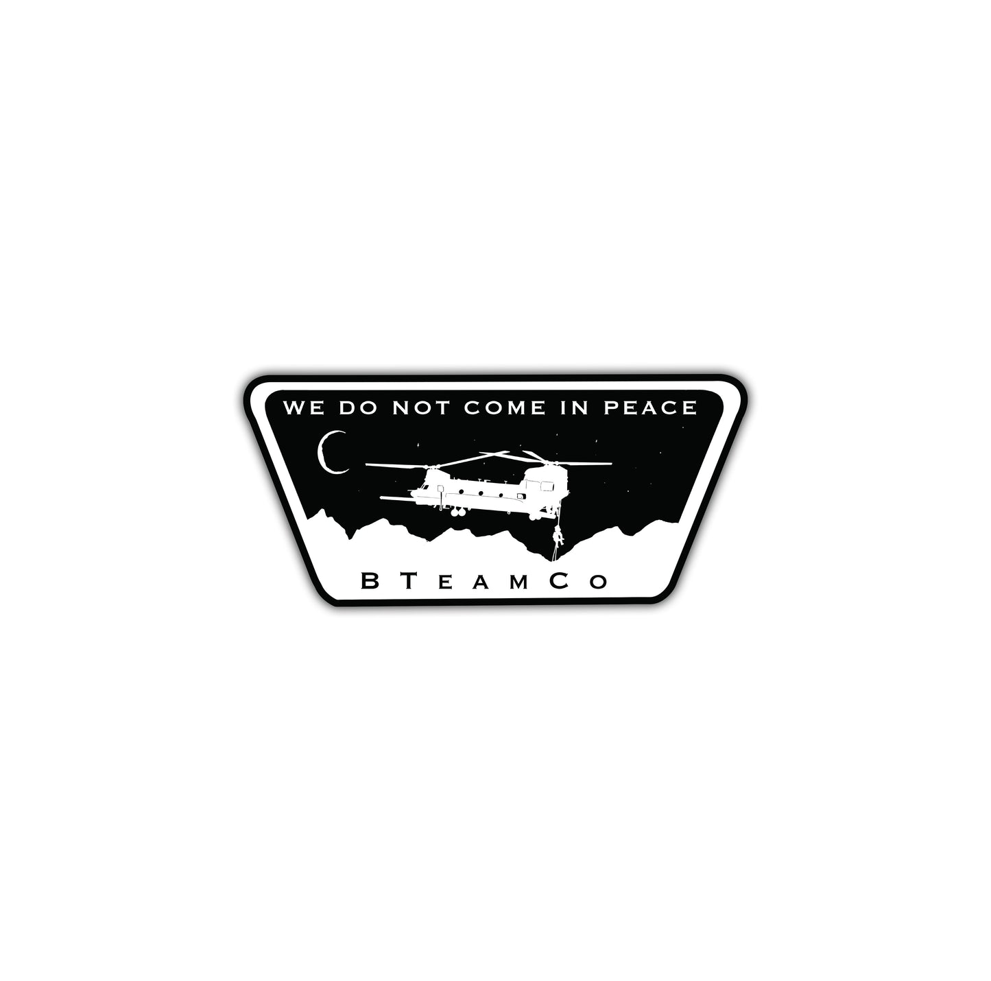 No Peace Sticker