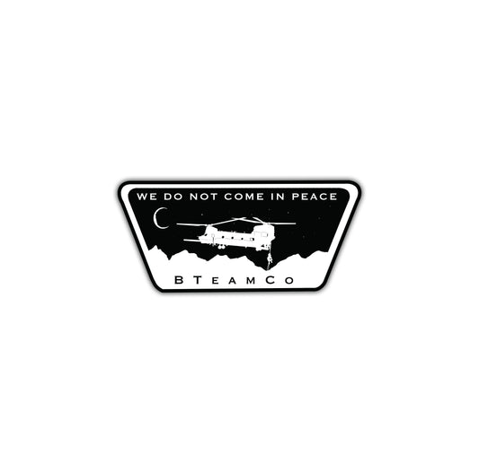 No Peace Sticker