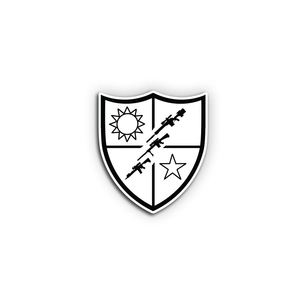 Mini Shield Sticker Shooters DUI Shield Sticker – BTeamCo