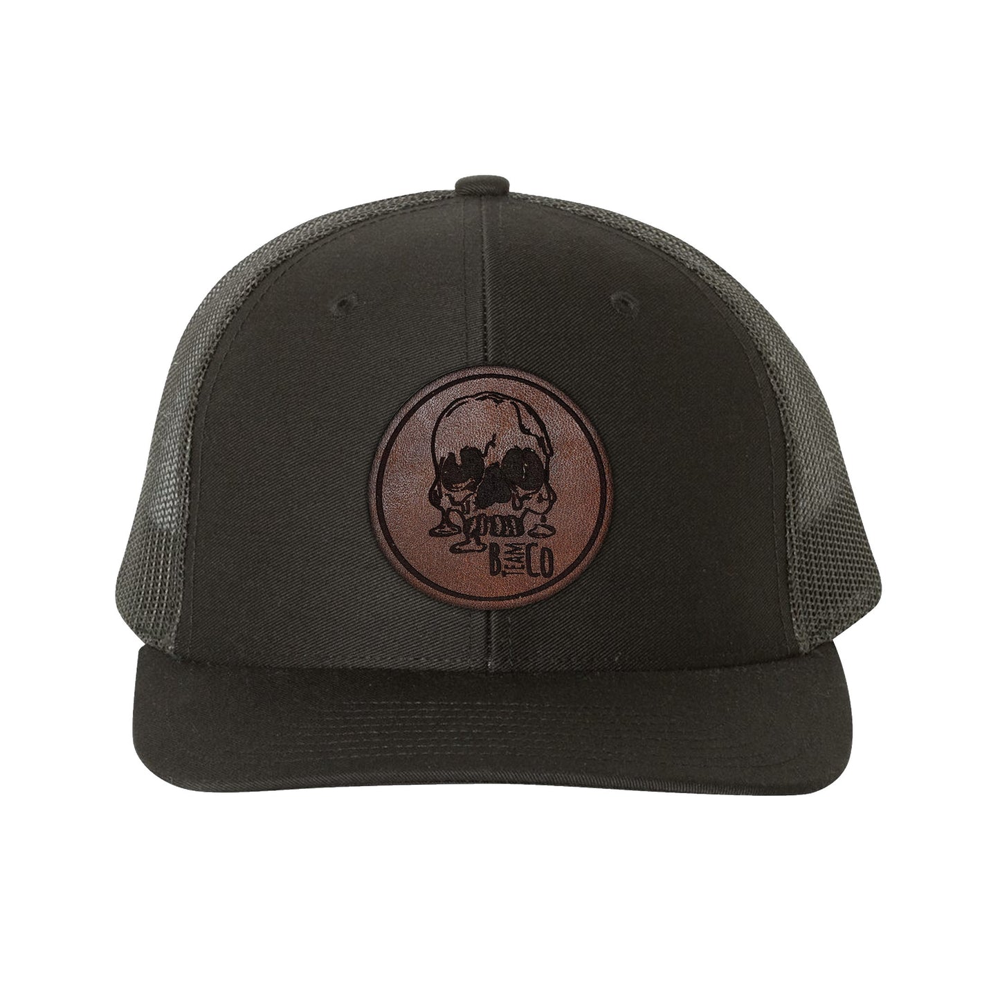 Skully Leather Snap-Back