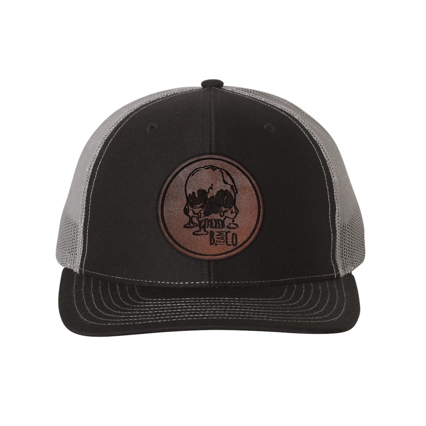 Skully Leather Snap-Back