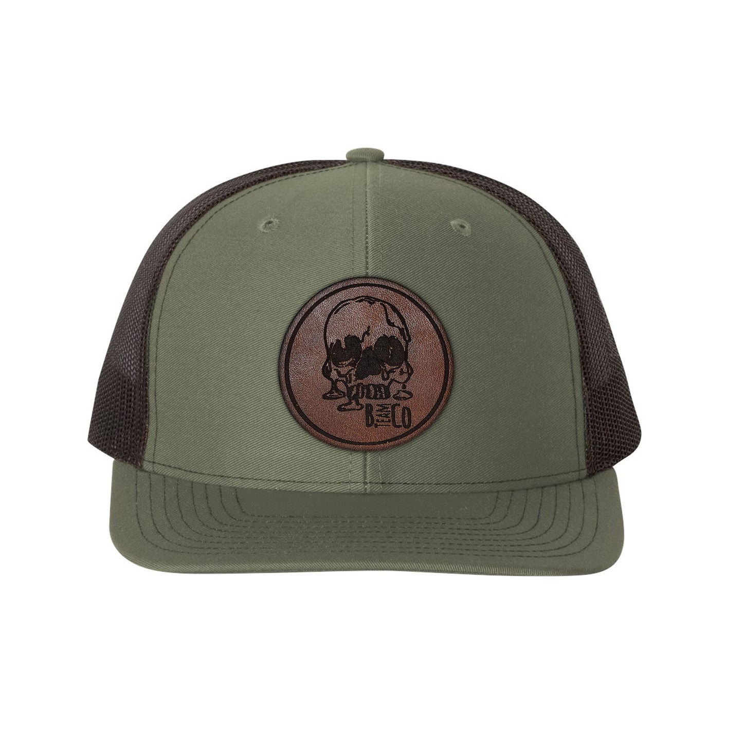 Skully Leather Snap-Back