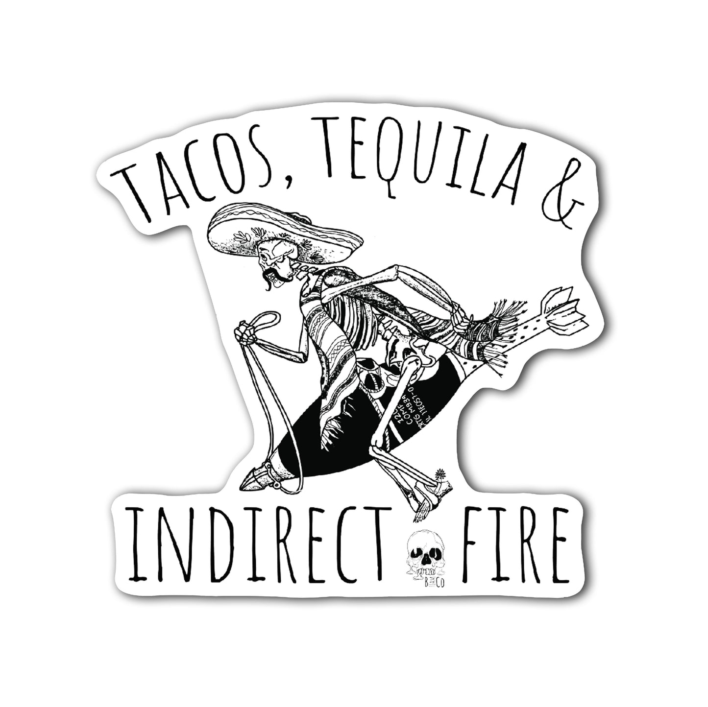 Indirect Fire Sticker